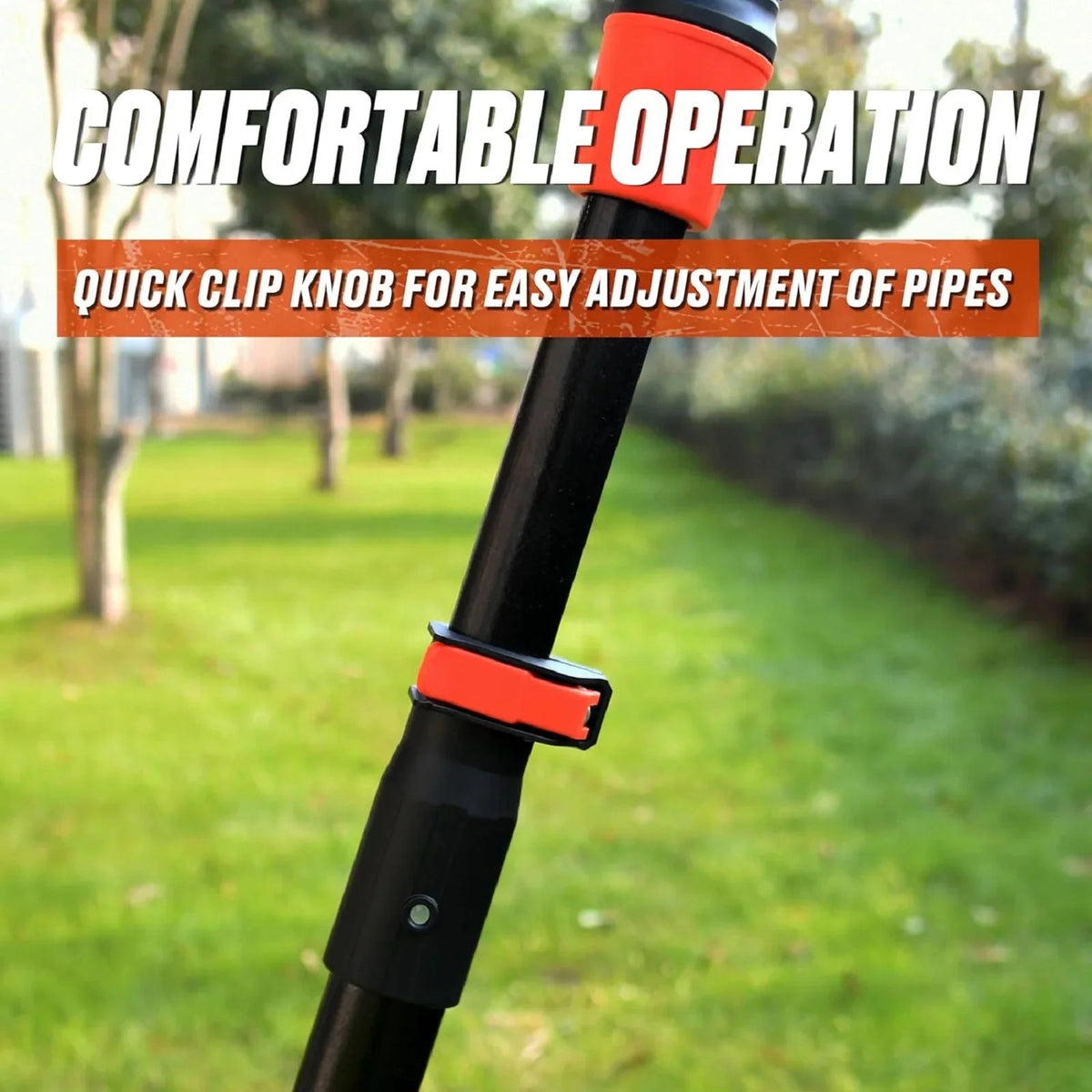 SENIX Cordless Pole Hedge Trimmer, 20 Volt Max, 18-Inch Cutting, 21-Inch Blade - HTPX2-M