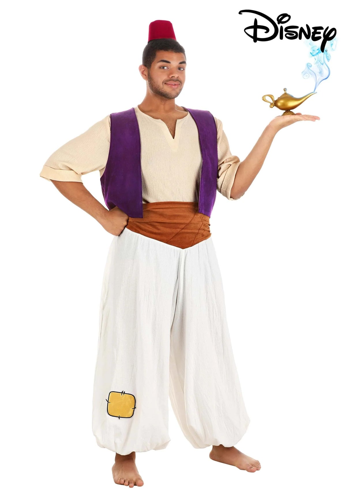 Plus Size Disney Aladdin Deluxe Men's Costume