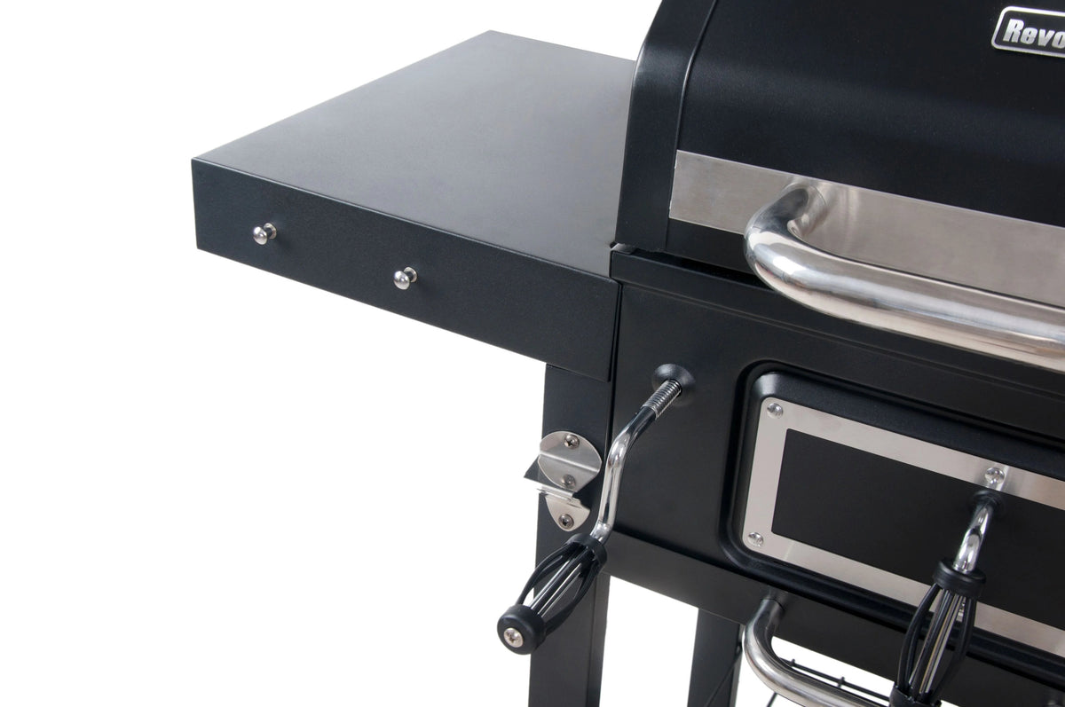 Dual Fuel Gas And Charcoal Combo Grill, Black With Stainless - GBC1793W