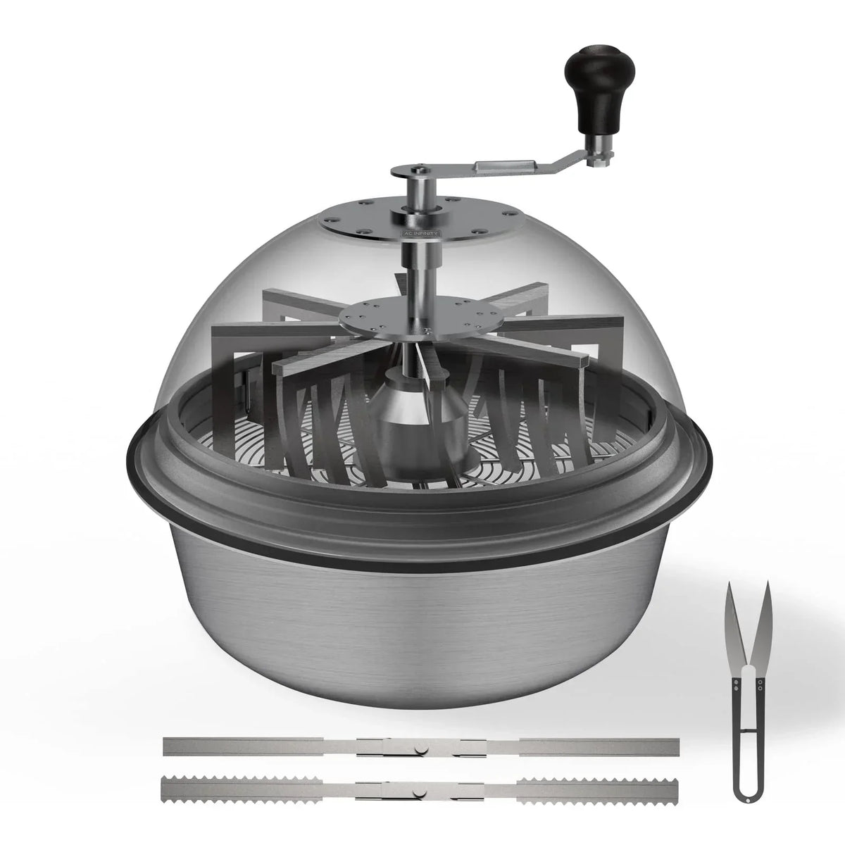 16in Bud Leaf Bowl Trimmer With Stainless Steel Blades