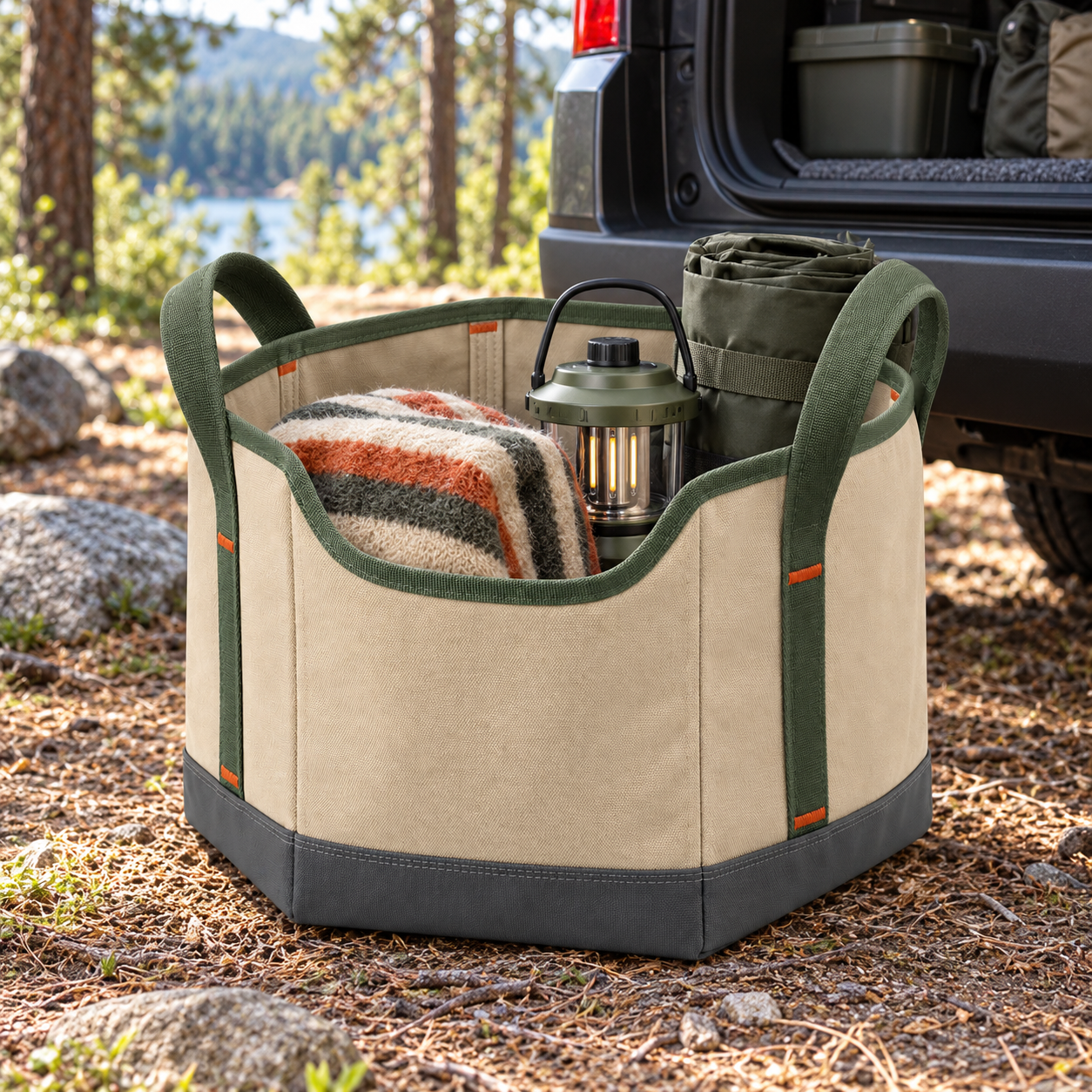 Collapsible Camp Storage Tote