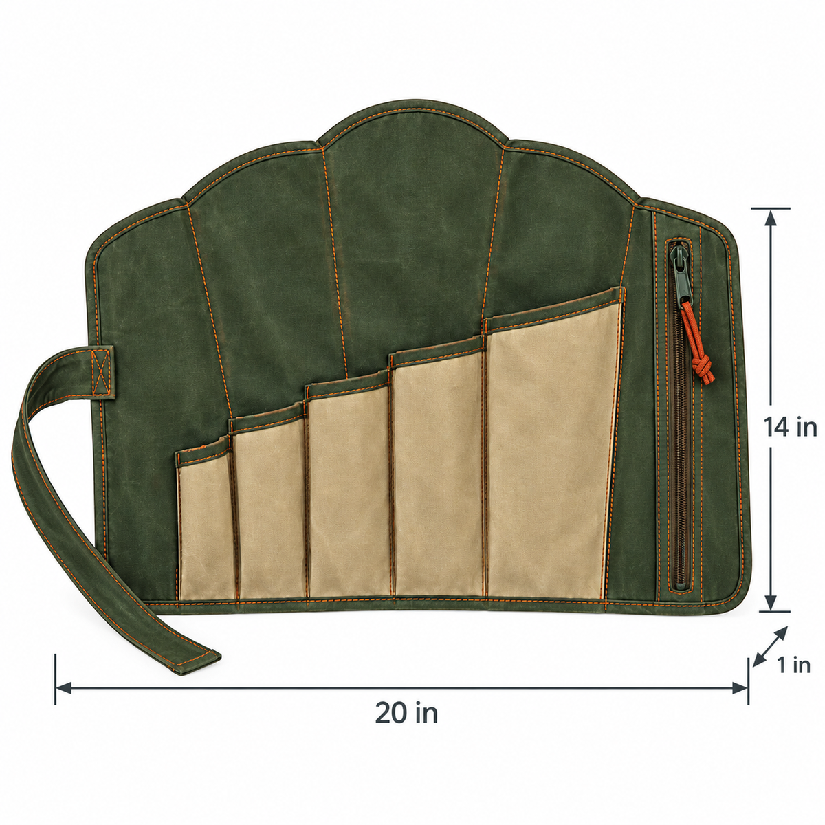 Roll-Up Camping Utensil Organizer
