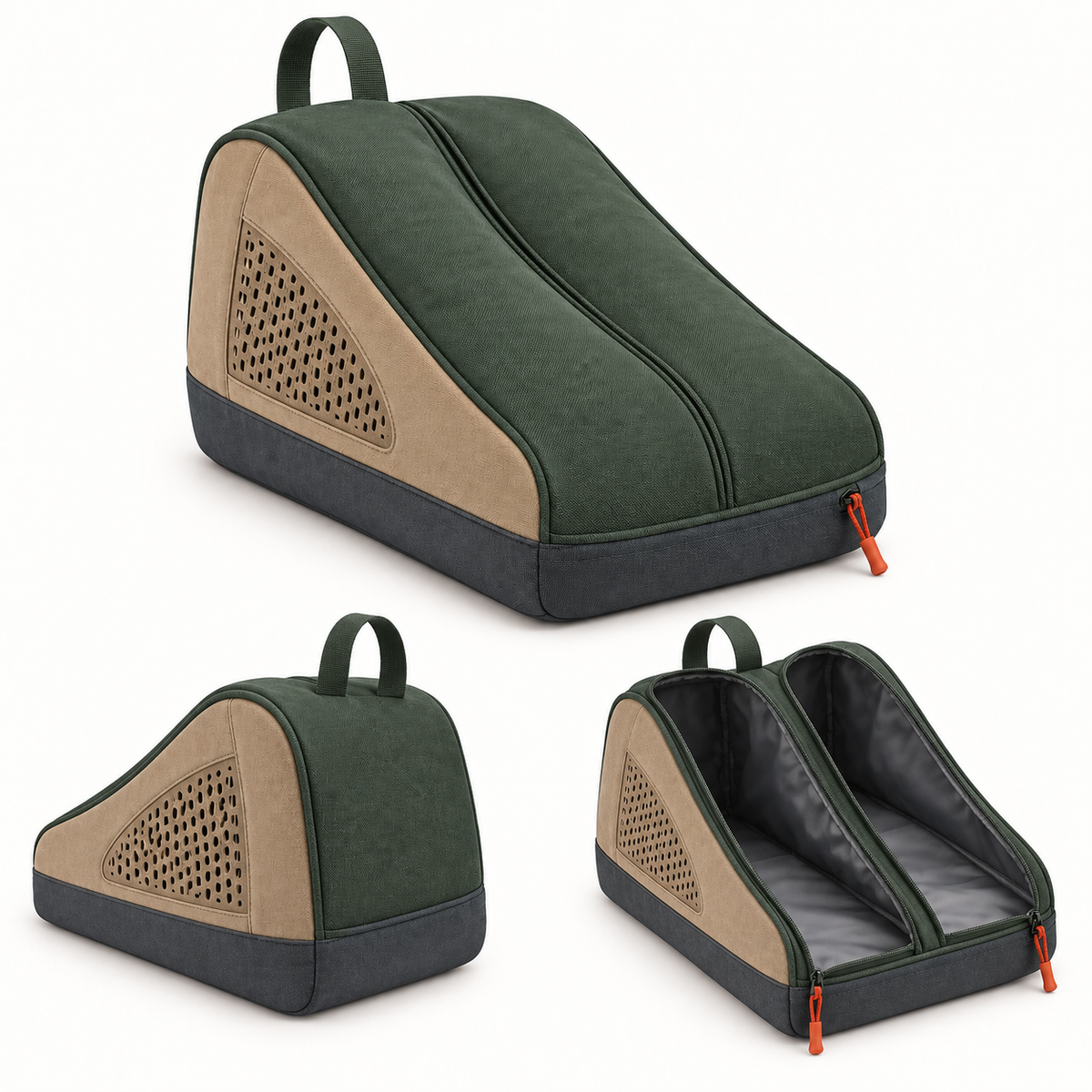 Mesh-Panel Outdoor Shoe Bag