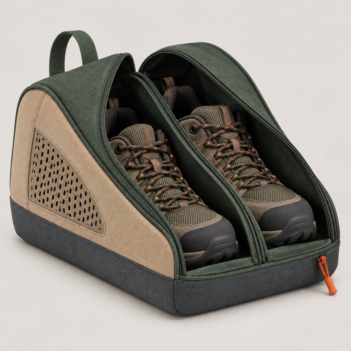 Mesh-Panel Outdoor Shoe Bag