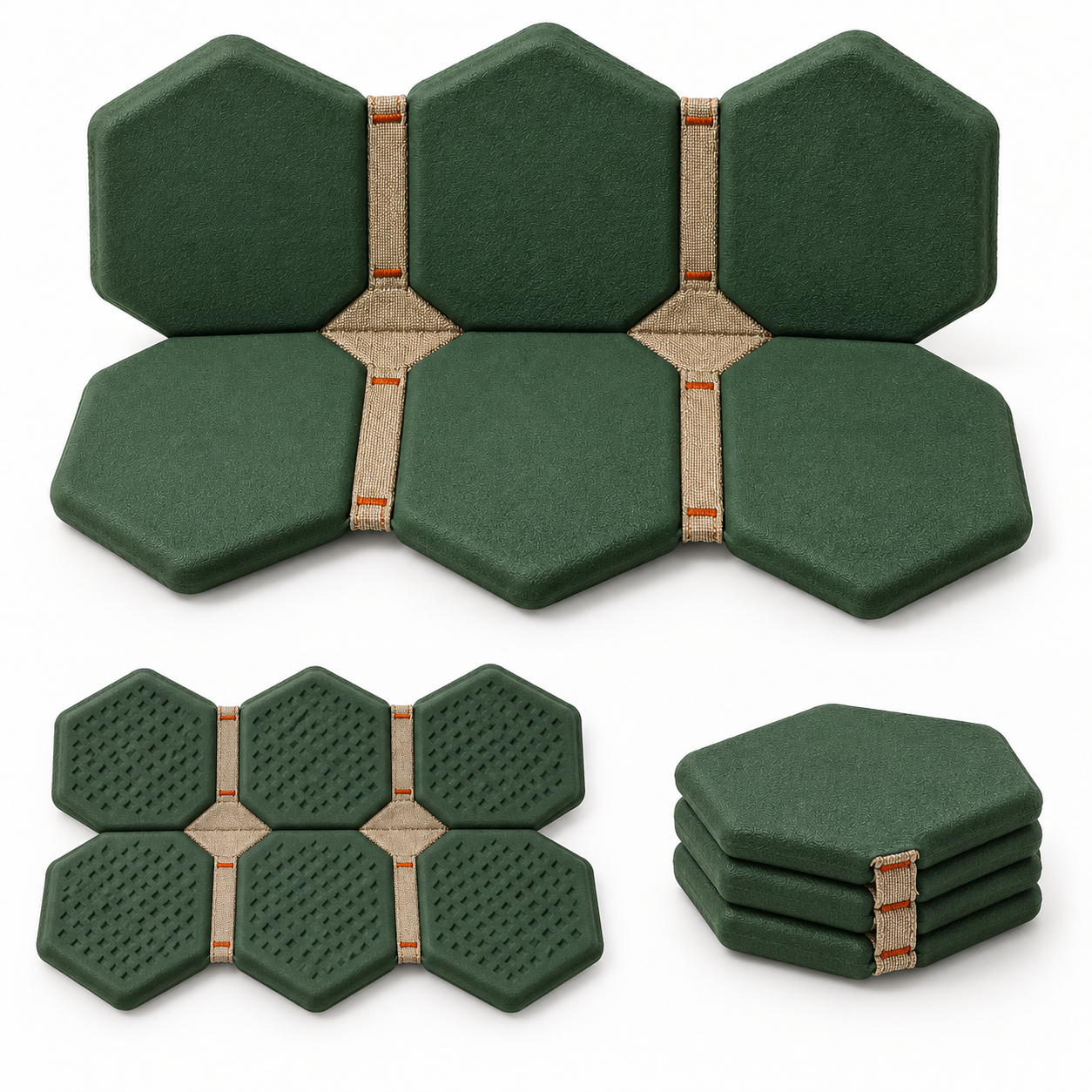 Folding Hex-Panel Sit Pad