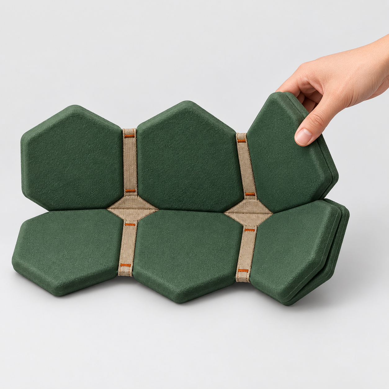 Folding Hex-Panel Sit Pad