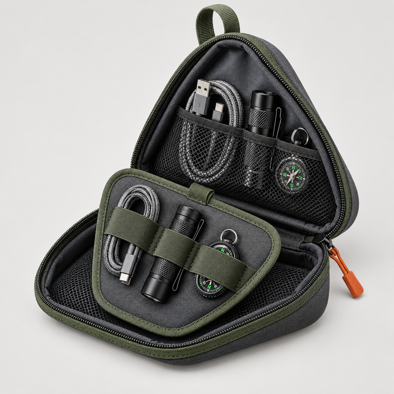 Triangular Gear Organizer Pouch