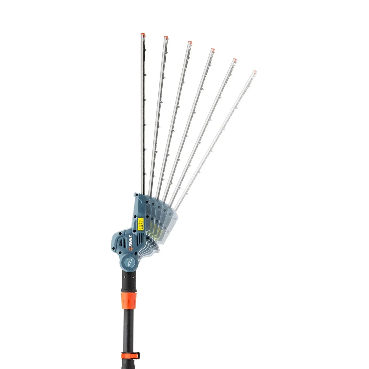 SENIX Cordless Pole Hedge Trimmer, 20 Volt Max, 18-Inch Cutting, 21-Inch Blade - HTPX2-M