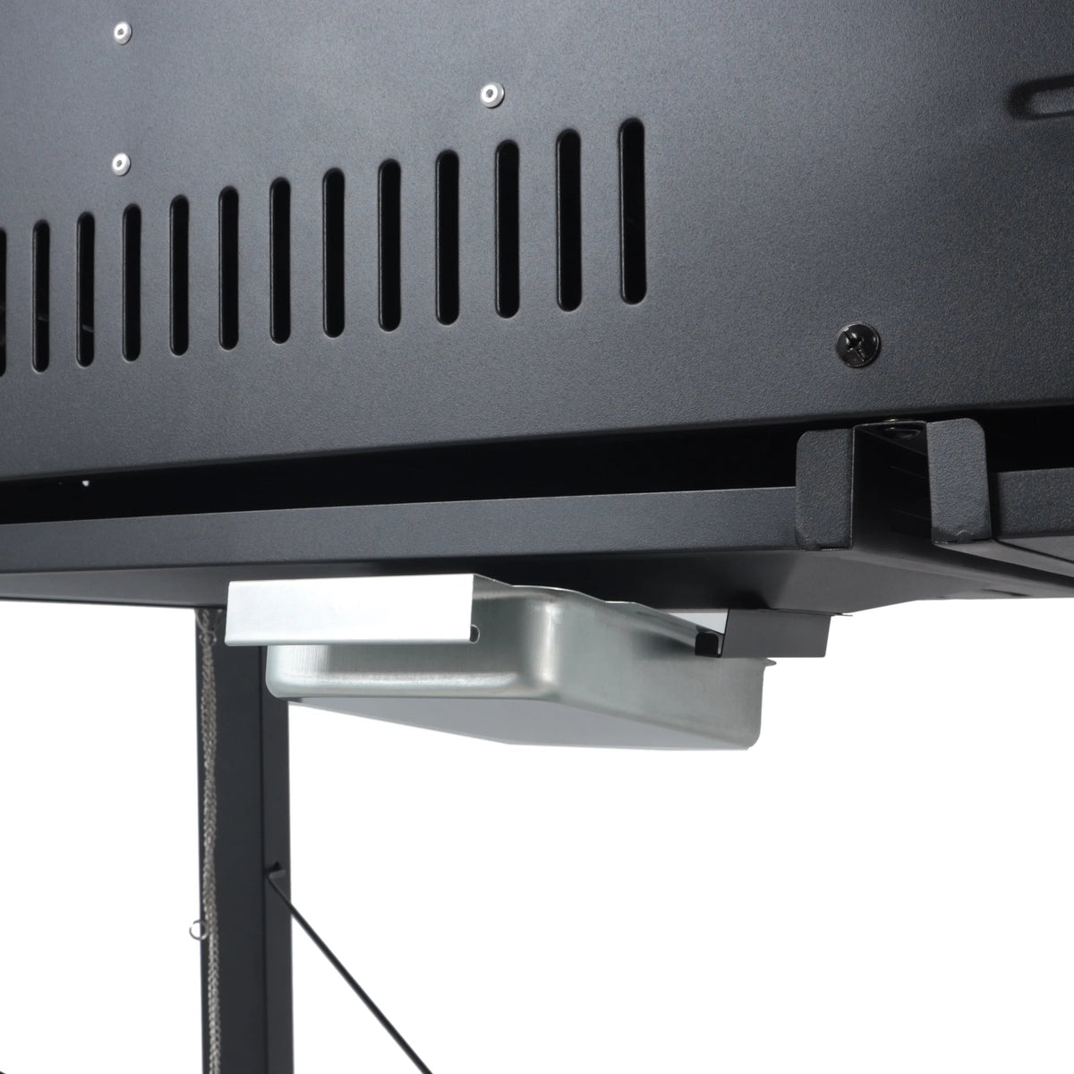 Dual Fuel Gas And Charcoal Combo Grill, Black With Stainless - GBC1793W