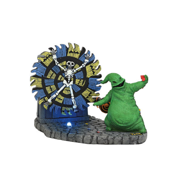 Disney Nightmare Before Christmas Oogie Boogie Gives a Spin Figurine