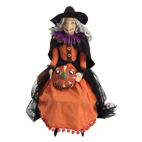 Gilda Witch Joe Spencer Gathered Traditions Halloween Art Doll Figure