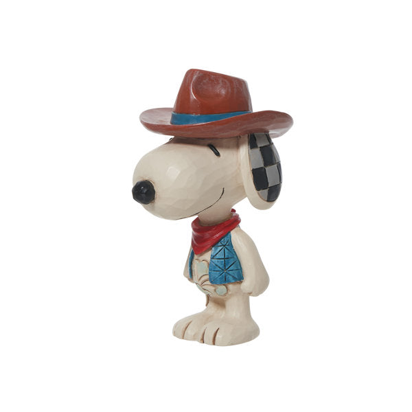 Peanuts by Jim Shore Snoopy Cowboy Mini Figurine 3.4in H