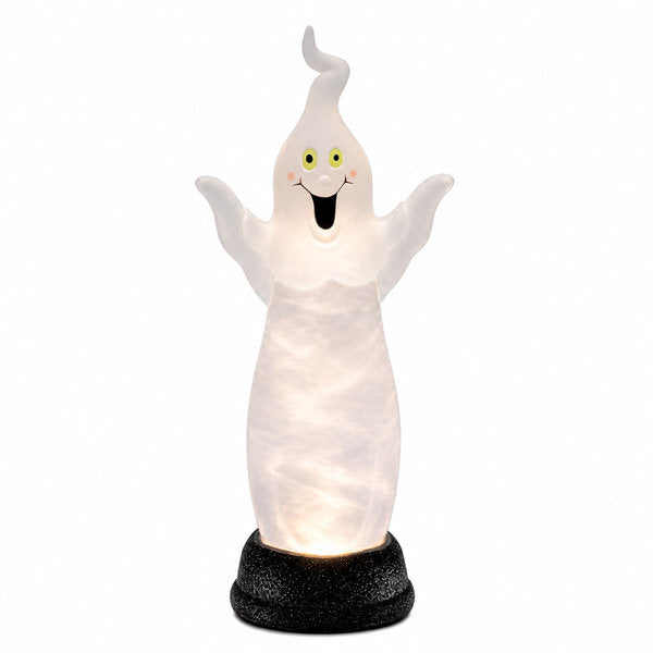 13.5"H Acrylic Ghost - LED Lights, Water Spinning Smoke, Battery Operated