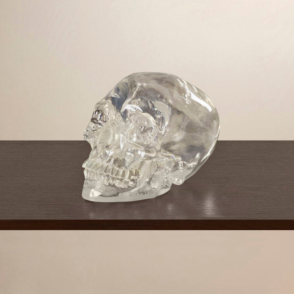 Borrero Faux Crystal Skull Figurine