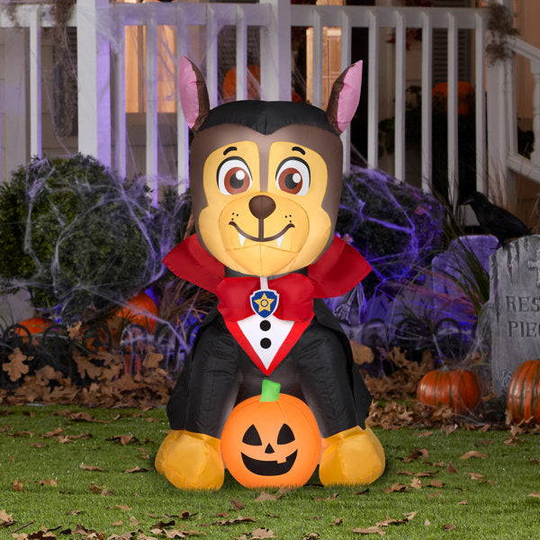 National Tree Company 38" Halloween Inflatable Chase from Paw Patrol