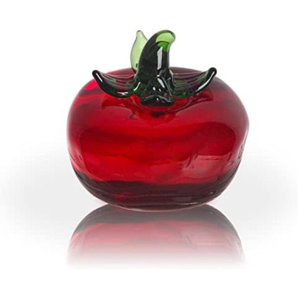 Glass Mini Tomatoes Collectible Figurines Paperweight Crystal Fruit Vegetables Figurine Tabletop Centerpiece Ornaments Home Décor
