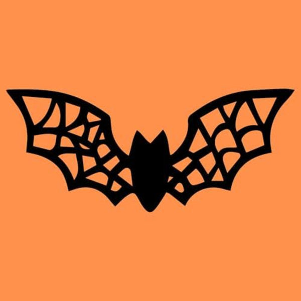 Halloween Metal Wall Art Decor, Intricate Black Flying Silhouette Design, Indoor Outdoor Hanging For Home Or Porch, Spooky Seasonal Accent