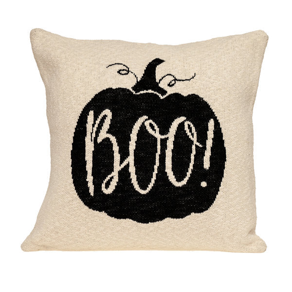 Parkland Collection Baby Boo Beige And Cream Throw Pillow