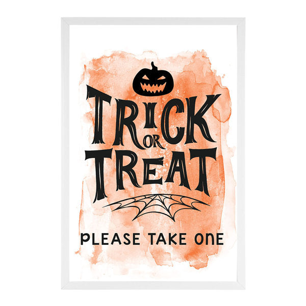 Halloween Ghost and Jack-O-Lantern Decorative Accent