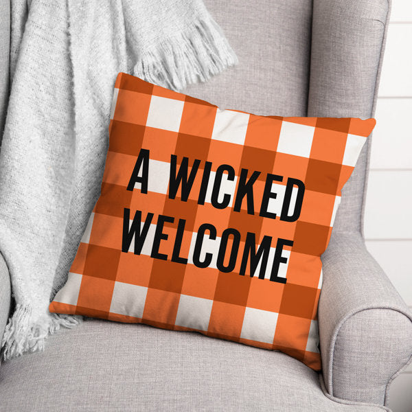 Gingham Throw Pillow
