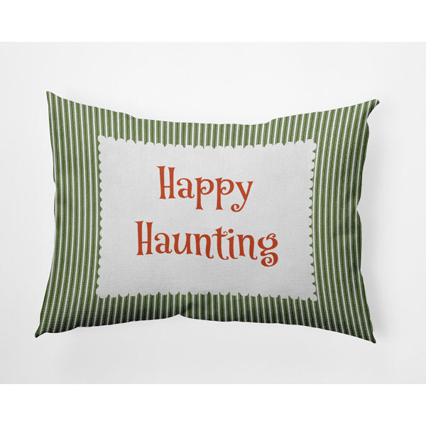 Striped Outdoor Reversible Throw Pillow