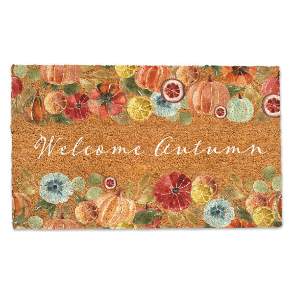 Halvaard Non-Slip Floral Halloween Doormat