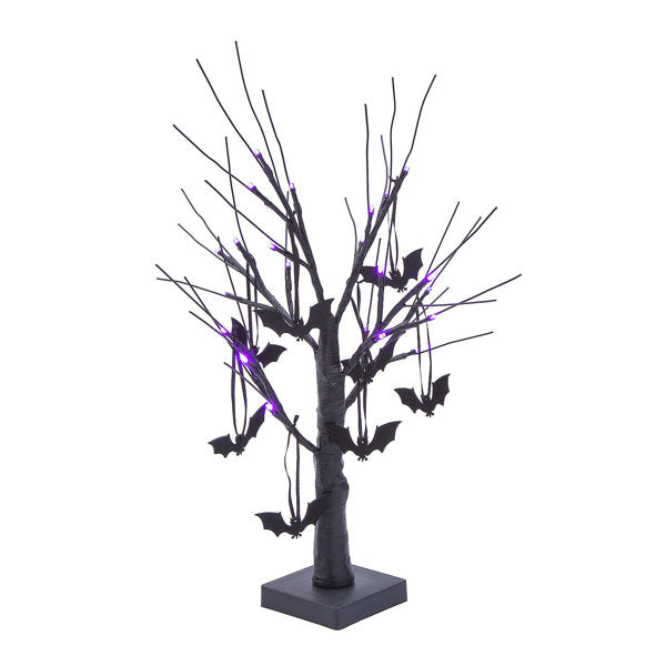 Iljaz Halloween Bat Tabletop Tree