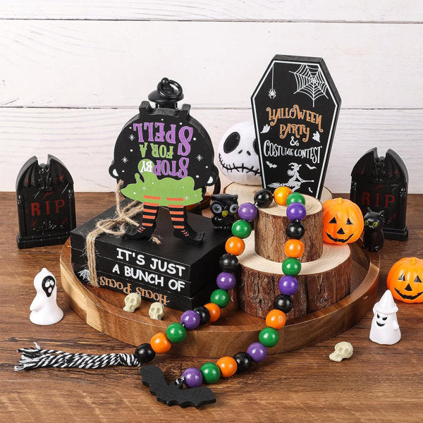 Jadalise Halloween Spider and Zombie Decorative Accent