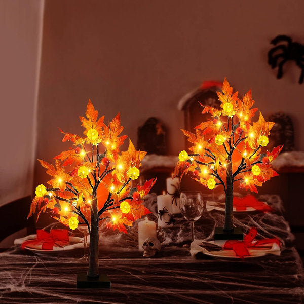Haralamb Halloween and Thanksgiving Tabletop Tree