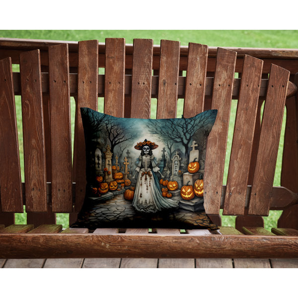 More Spooky Halloween Outdoor Throw Pillow