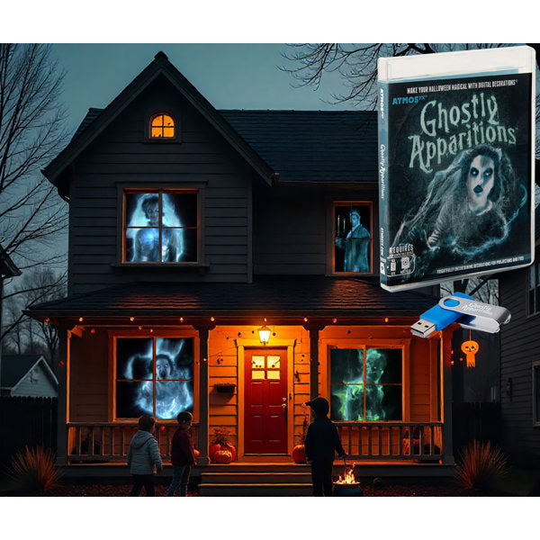 AtmosFX Halloween Digital Decoration on USB - Ghostly Apparitions