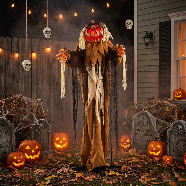 5.5ft Life Size Halloween Standing Decoration Indoor Outdoor Spooky Yard Decor