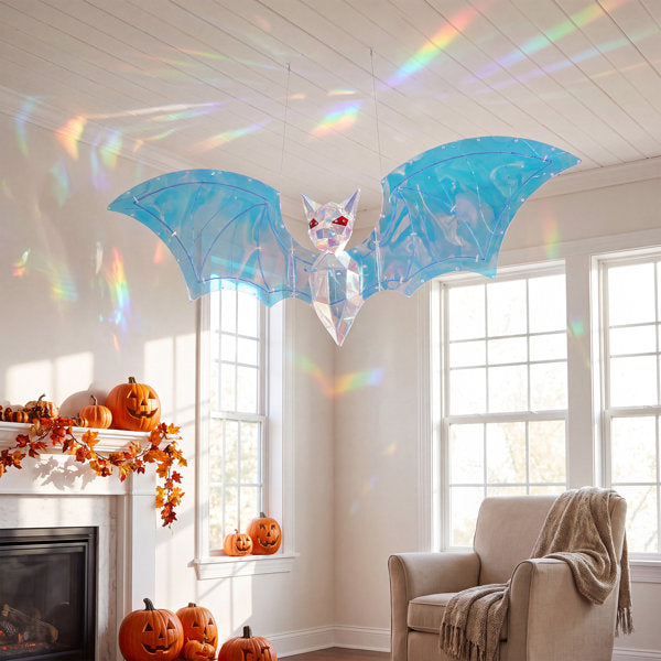 Hanging Glow Bat Halloween Decoration